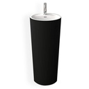 Lavabo à poser 45x90 cm, Solid Surface, Nera