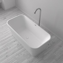 Baignoire îlot , 170x80 cm, matière composite mineral rectangulaire, Galia