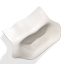 Baignoire îlot double Flow , 235X185 cm, composite mineral blanc mat