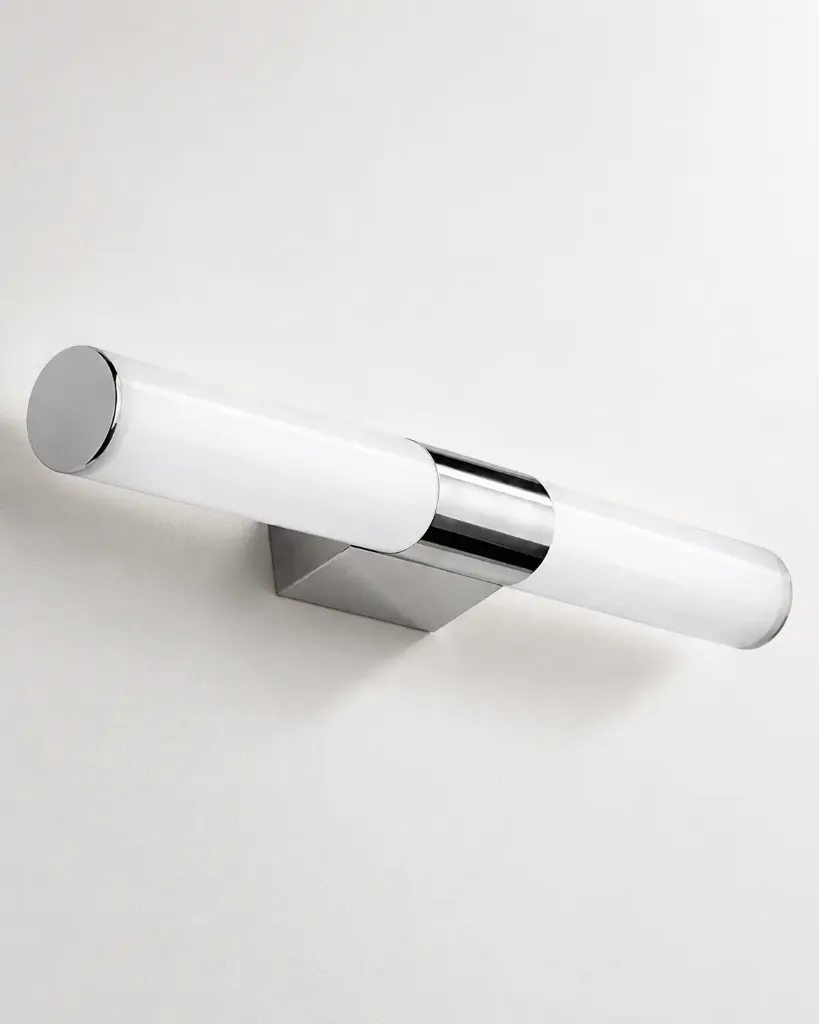 Applique murale salle de bain 42 cm LED chromée, Ronda