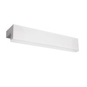 Applique murale salle de bain chromée, 44 cm, Square