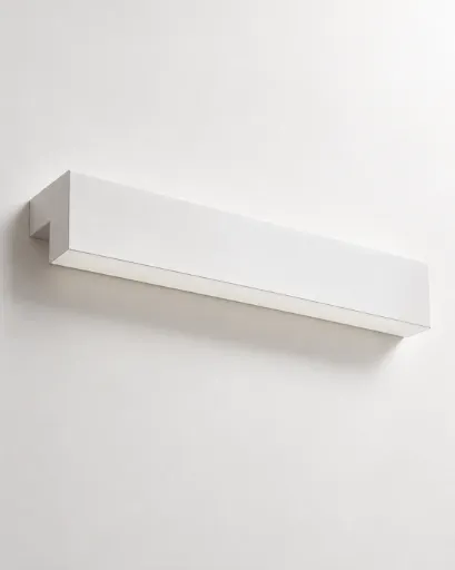 Applique murale salle de bain chromée, 44 cm, Square