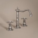 Robinet mélangeur lavabo 3 trous, chromé, Diana 2