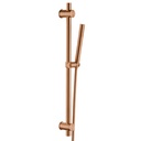 Set de douche complet avec barre, Châtelet III, doré rose brossé