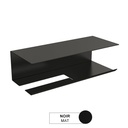 Distributeur de papier avec tablette, noir mat, Châtelet