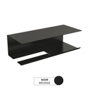 Distributeur de papier avec tablette, noir brossé, Châtelet