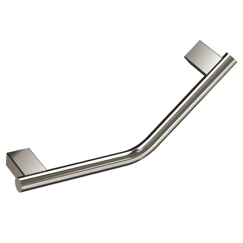 Barre d'appui oblique, chrome, Châtelet