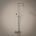 Colonne de douche mitigeur, Ø25cm, chrome, Châtelet