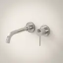 Robinet mitigeur lavabo mural encastré, chrome, Châtelet III