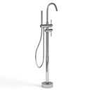 Robinet mitigeur de baignoire sur pied, chromé, Châtelet III