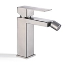 Robinet mitigeur bidet inox brossé, Tuileries II