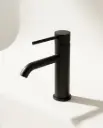Robinet mitigeur lavabo noir brossé, Châtelet