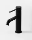 Robinet mitigeur lavabo noir brossé, Châtelet