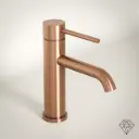 Robinet mitigeur lavabo doré rose brossé, Châtelet