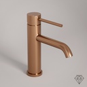 Robinet mitigeur lavabo doré rose brossé, Châtelet