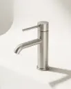 Mitigeur lavabo inox brossé, Châtelet
