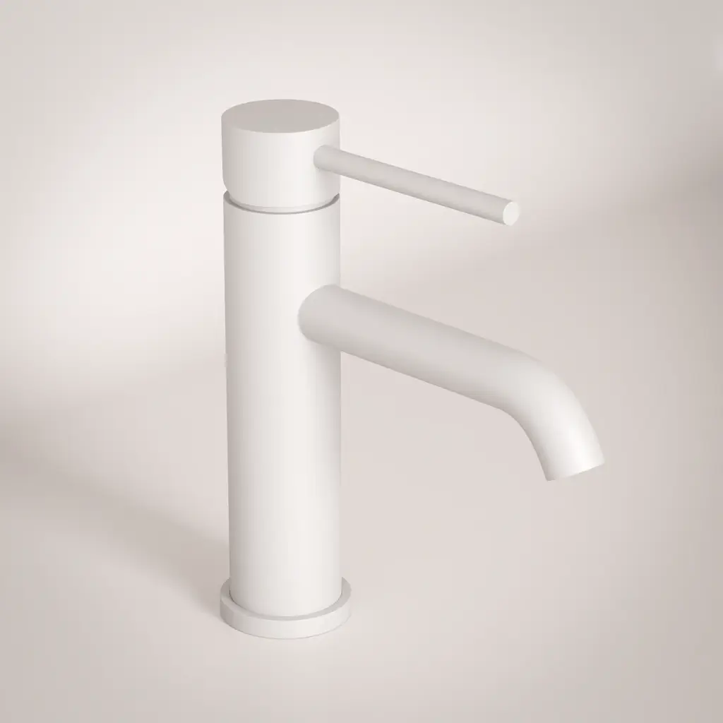 Robinet mitigeur lavabo blanc mat, Châtelet