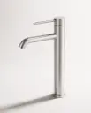 Mitigeur lavabo haut inox brossé, Châtelet