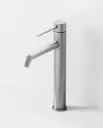 Mitigeur lavabo haut inox brossé, Châtelet