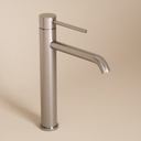 Mitigeur lavabo haut inox brossé, Châtelet