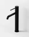 Robinet mitigeur lavabo haut noir brossé, Châtelet III