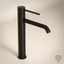 Robinet mitigeur lavabo haut noir brossé, Châtelet III