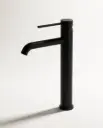 Robinet mitigeur lavabo haut noir brossé, Châtelet III
