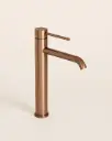 Robinet mitigeur lavabo haut cuivré brossé, Châtelet III