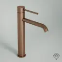 Robinet mitigeur lavabo haut cuivré brossé, Châtelet III