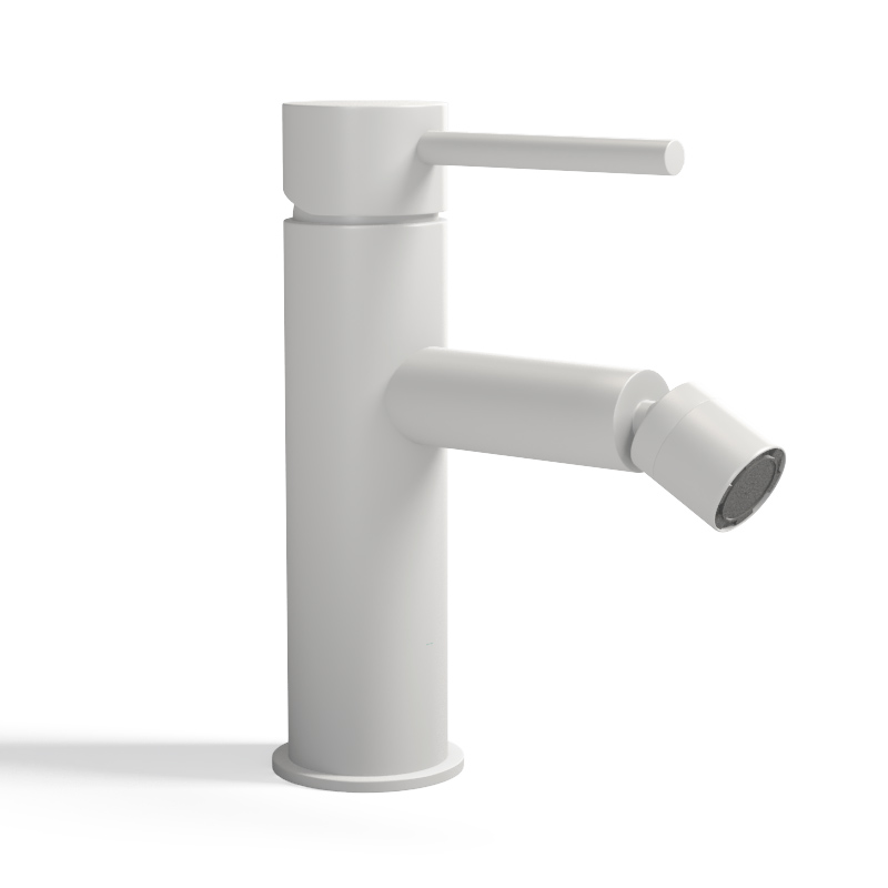 Robinet mitigeur bidet blanc mat, Châtelet III