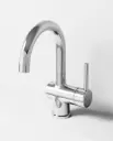 Robinet mitigeur lavabo col de cygne, chrome, Châtelet