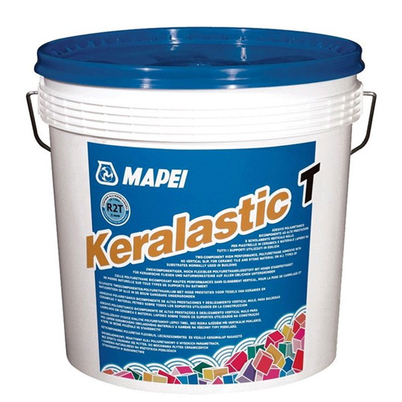 Colle polyuréthane bicomposant pour la pose du carrelage et de la pierre