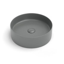 Vasque à poser, 35.2x11.2 cm, Gris ciment mat, Art