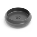 Vasque à poser, 41,5x12 cm, Gris foncé mat, Stella