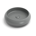 Vasque à poser, 41,5x12 cm, Gris ciment mat, Stella