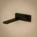 Robinet mitigeur lavabo mural encastré noir mat, Carrousel