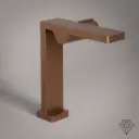 Robinet Mitigeur Lavabo Haut, Carrousel, Or Rose mat