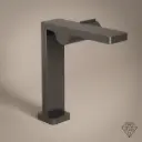 Robinet Mitigeur Lavabo Haut Gun-métal brossé, Carrousel