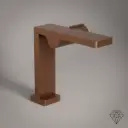 Robinet mitigeur lavabo or rose mat, Carrousel