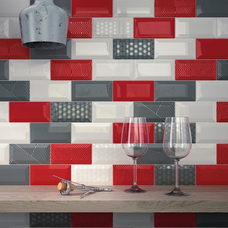 Métro Rouge 7.5x15 cm