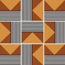 Carrelage mur et sol 20x20 cm esprit carreau de ciment, Stritch Warm