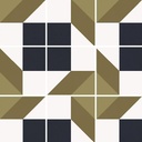 Carrelage mur et sol 20x20 cm esprit carreau de ciment, Karo Warm