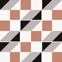 Carrelage mur et sol 20x20 cm esprit carreau de ciment, Karo Cold