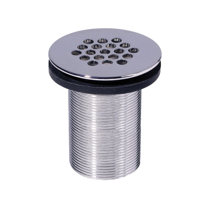 Bonde lavabo à écoulement libre en laiton chromé