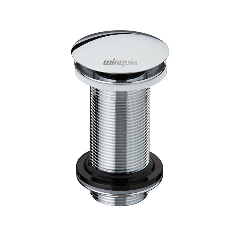 Bonde sans trop-plein pour plan épais, laiton, Quick-clac