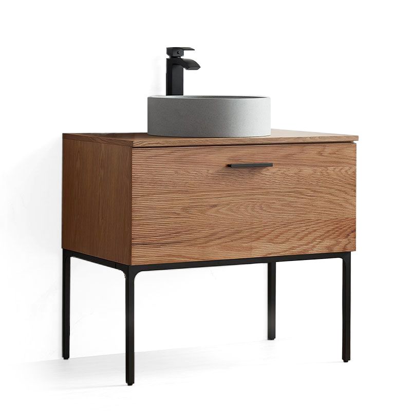 Meuble à poser 80 cm, Noyer, Rive Gauche