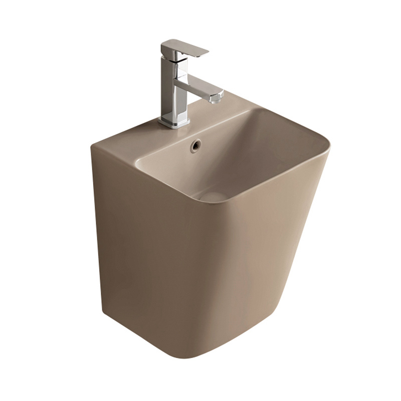 Lavabo suspendu, 38x34x44 cm, Cappucino beige Enzo