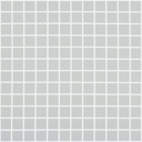 Mosaïque verre recyclé gris clair, 31x31 cm, Nordic matt light grey
