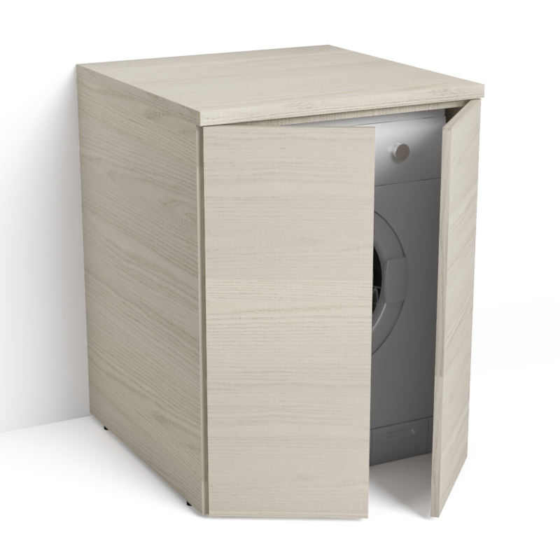 Meuble pour lave-linge, Frêne clair, Caruso
