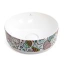 Vasque à poser, 39,7x13,8 cm, Porcelaine de Paris, Blanc brillant, Udaipur